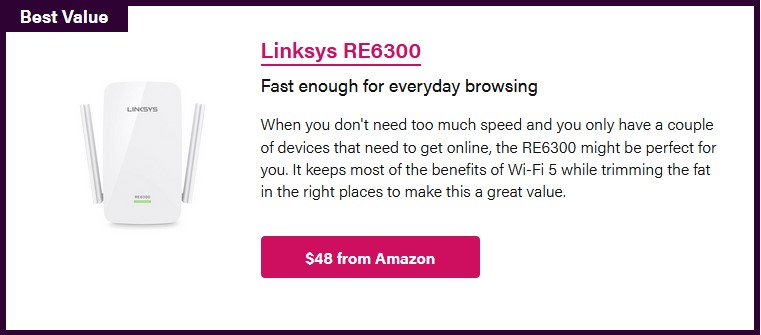 Linksys RE6300-2