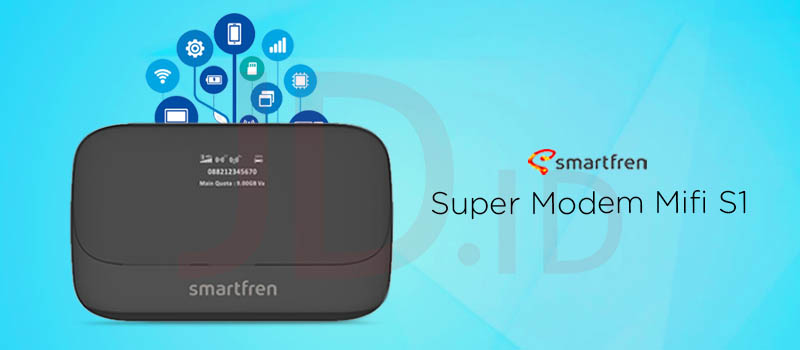 SMARTFREN Super Modem MIFI S1 Paket 120GB 1 Bulan