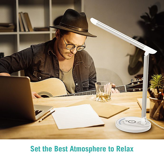TaoTronics LED Desk Lamp Fast Wireless Charger